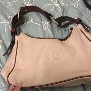 Dooney & Bourke Tan Leather Hobo Bag